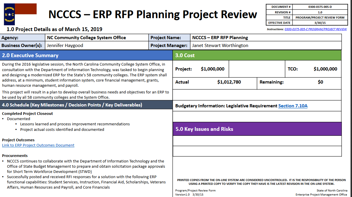 ERP RFP planning project image