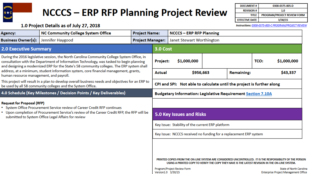 ERP RFP planning project image