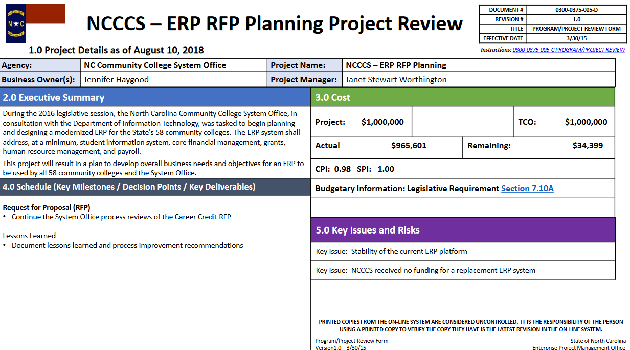 ERP RFP planning project image