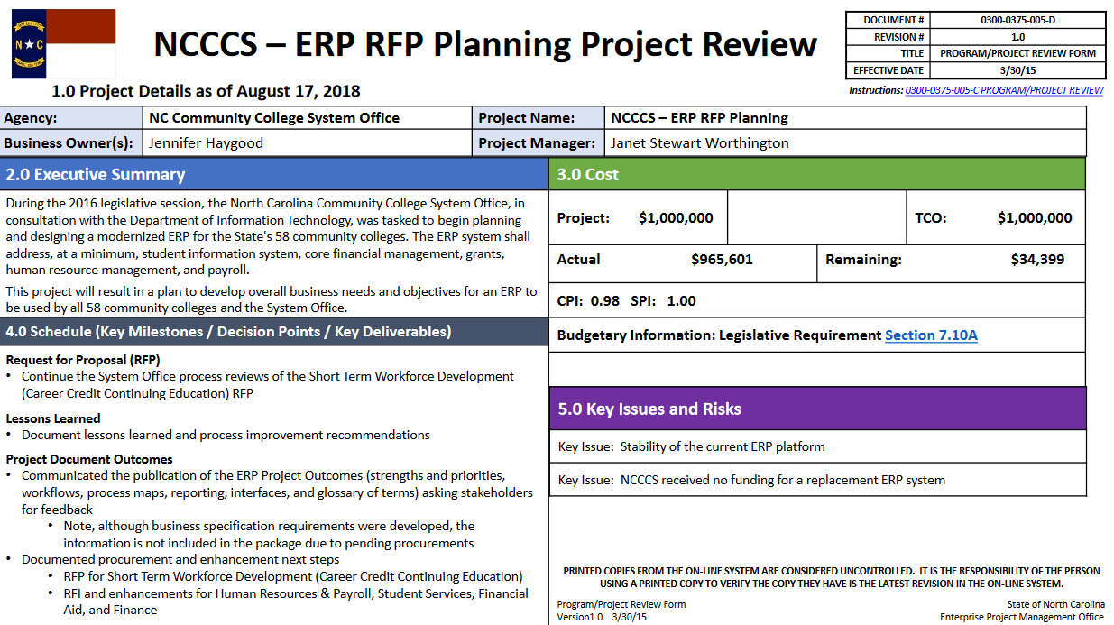 ERP RFP planning project image