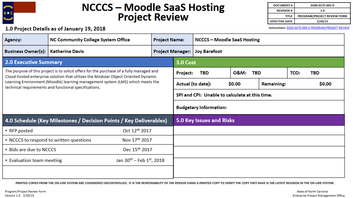 Moodle SAAS hosting project update image