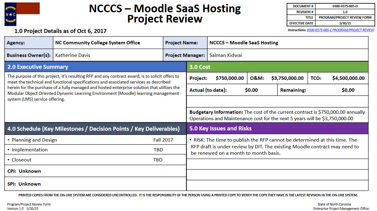 Moodle SAAS hosting project update image