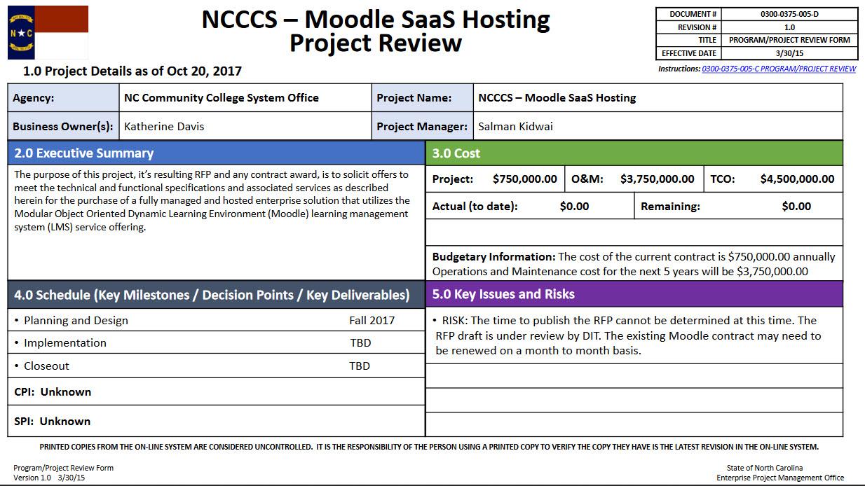 Moodle SAAS hosting project update image